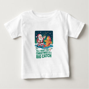 T-shirt Pour Bébé Tout ce que je veux pour Noël est une grosse prise