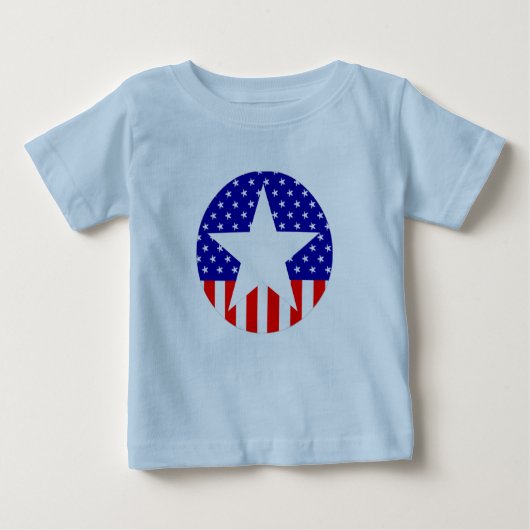 T-shirt Pour Bébé Tout le superstar américain (Devant)