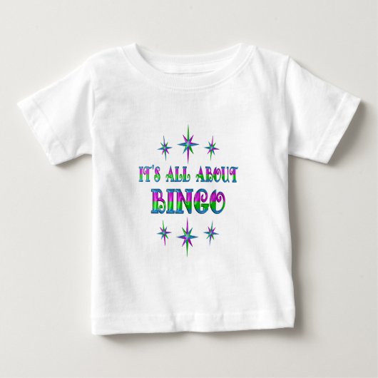 T-shirt Pour Bébé Tout sur Bingo (Devant)
