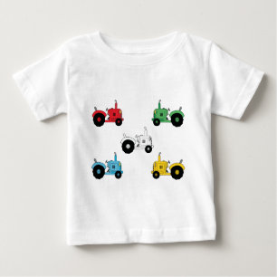 T-shirt Pour Bébé Tracteurs