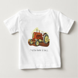T-shirt Pour Bébé tractor, ....that's how I roll
