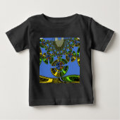 T-shirt Pour Bébé Tradition bleue (Devant)