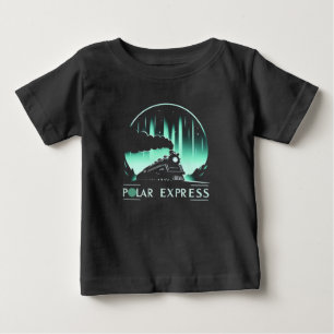 T-shirt Pour Bébé Train Express Polaire Noir Tendance 