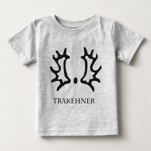 T-shirt Pour Bébé Trakehner (Devant)