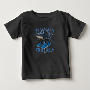 T-shirt Pour Bébé Tralalero Tralala Bootleg Brainrot Mème Italien