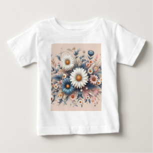 T-shirt Pour Bébé Transformez votre espace avec une élégante flore d