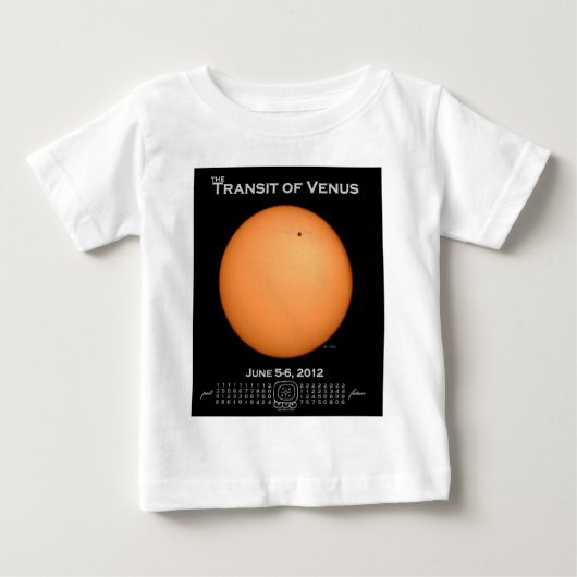 T-shirt Pour Bébé Transit de Vénus 2012 (Devant)