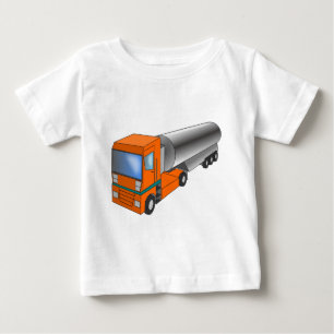 T-shirt Pour Bébé Transporteur lourd de camion-citerne à gaz pour en