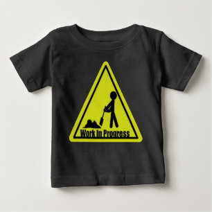 T-shirt Pour Bébé Travail en cours - Customisé