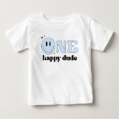 T-shirt Pour Bébé TRAVIS One Happy Dude Yellow Smile Face (Devant)