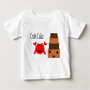 T-shirt Pour Bébé Très mignon crabe au gâteau
