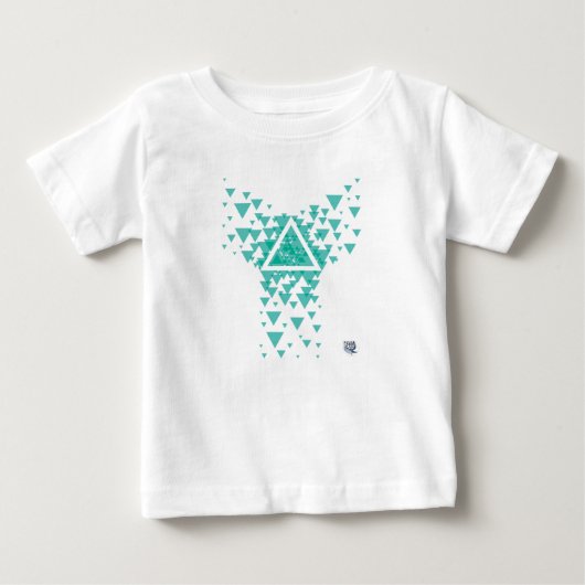 T-shirt Pour Bébé Triangle (Devant)