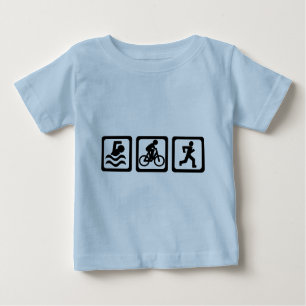 T-shirt Pour Bébé Triathlon