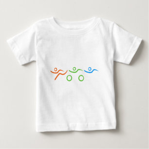 T-shirt Pour Bébé Triathlon cool et design unique