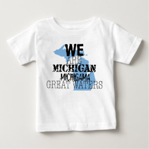 T-shirt Pour Bébé Tribal Michigan Michigama Great Waters vers le nor