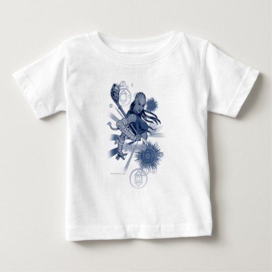 T-shirt Pour Bébé tribu Indigo 10 (Devant)