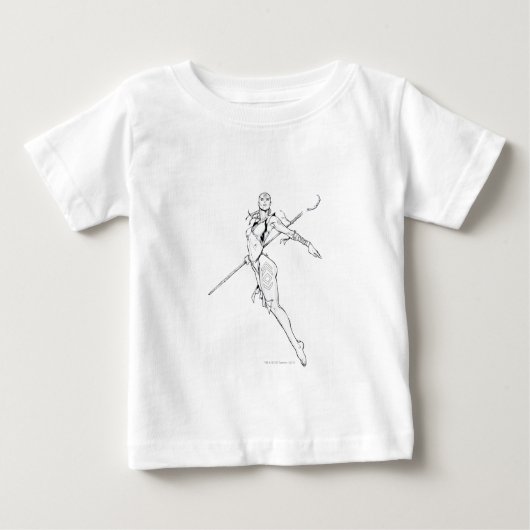 T-shirt Pour Bébé tribu Indigo 8 (Devant)