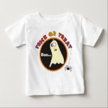T-shirt Pour Bébé Trick or Treat Funny Ghost Baby Creepers<br><div class="desc">Drôle Babys Halloween Bodysuit :)</div>