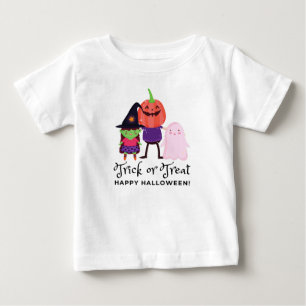 T-shirt Pour Bébé Trick or treat halloween 