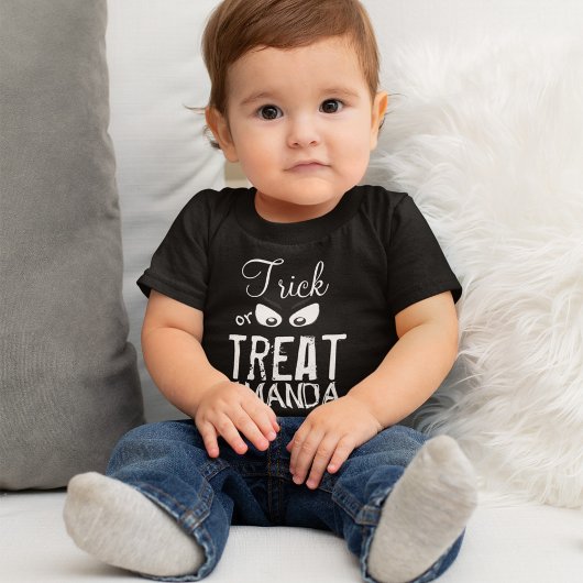 T-shirt Pour Bébé Trick ou traitement Halloween personnalisé