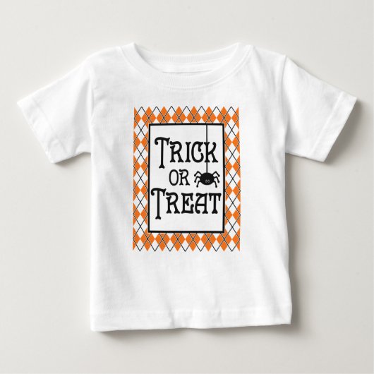 T-shirt Pour Bébé Trick ou Treat, Mon 1er Halloween (Devant)