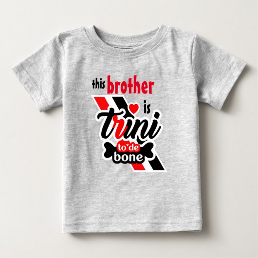 T-shirt Pour Bébé Trini 2 de bone (Frère) (Devant)
