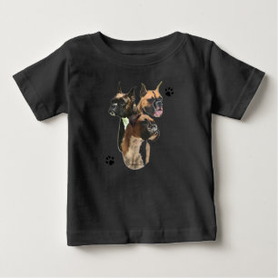 T-shirt Pour Bébé Trio Boxer