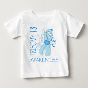 T-SHIRT POUR BÉBÉ TRISOMIE 18, CONSCIENCE DE LA TRISOMIE 18
