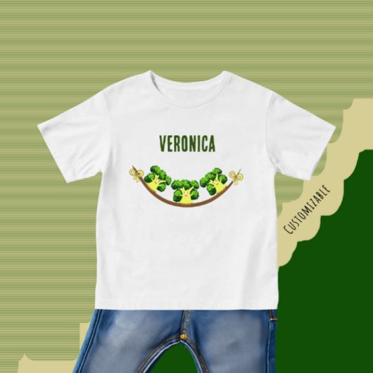 T-shirt Pour Bébé Trois brocoli