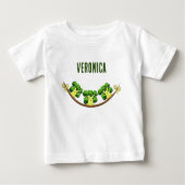 T-shirt Pour Bébé Trois brocoli (Devant)