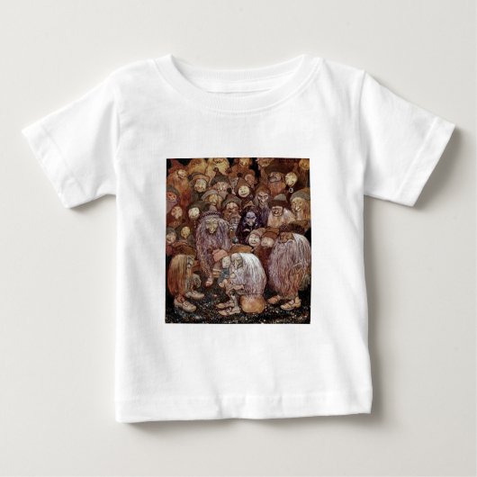 T-shirt Pour Bébé Troll Hugging Boy Gnome (Devant)