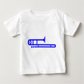 T-shirt Pour Bébé Trombone (Devant)