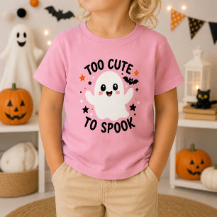 T-shirt Pour Bébé Trop mignon pour faire peur aux enfants fantômes m