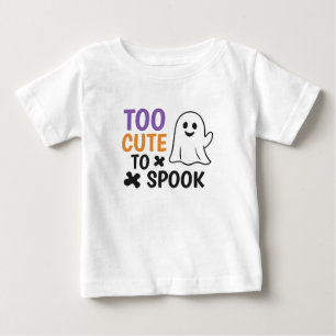 T-shirt Pour Bébé Trop Mignon Pour Faire Peur – Halloween Mignon