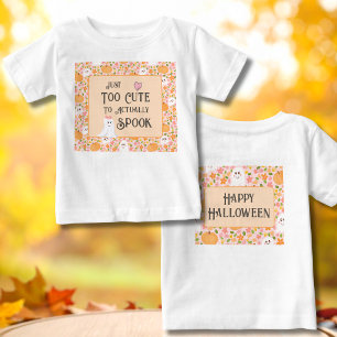T-shirt Pour Bébé Trop mignon pour vraiment faire peur Gentil fant