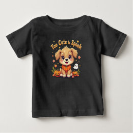 T-shirt Pour Bébé Trop Mignonne Pour Parler D'Halloween