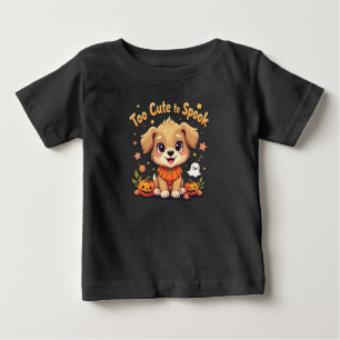 T-shirt Pour Bébé Trop Mignonne Pour Parler D'Halloween