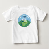 T-shirt Pour Bébé Trou en un Golf 1er anniversaire (Devant)