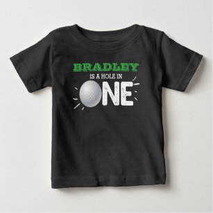 T-shirt Pour Bébé Trou en un   Golf 1er Anniversaire