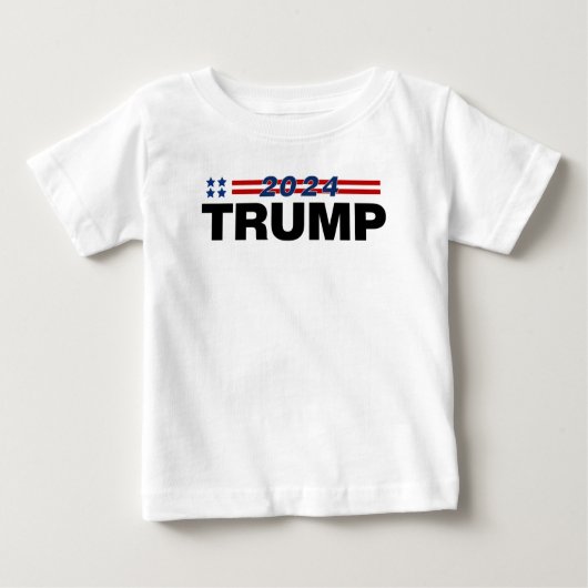 T-shirt Pour Bébé Trump 2024 (Devant)