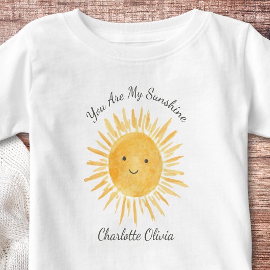 T-shirt Pour Bébé Tu es mon soleil