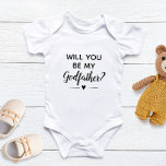 T-shirt Pour Bébé Tu Seras Ma Proposition De Parrain<br><div class="desc">Demandez à l'homme que vous voulez être le parrain de votre enfant avec ce t-shirt bébé super mignon. Demandez à votre bébé de porter ceci et de l'utiliser pour poser la question "Serez-vous mon parrain" !</div>