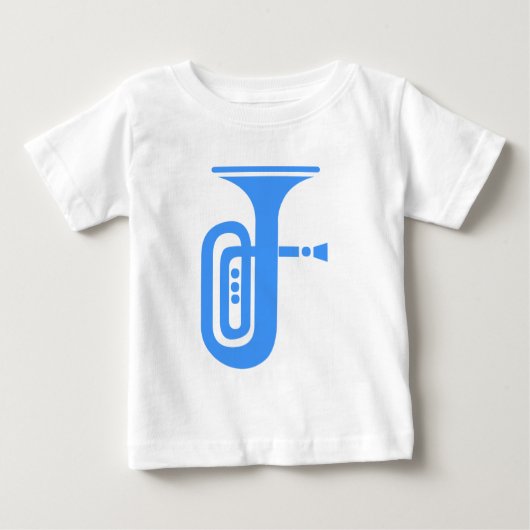 T-shirt Pour Bébé Tuba (Devant)