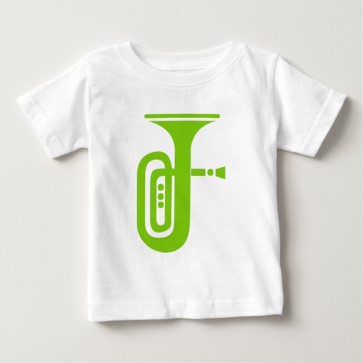 T-shirt Pour Bébé Tuba (Devant)