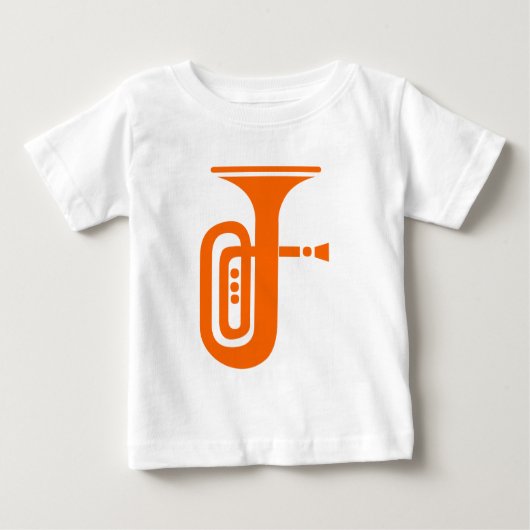 T-shirt Pour Bébé Tuba (Devant)