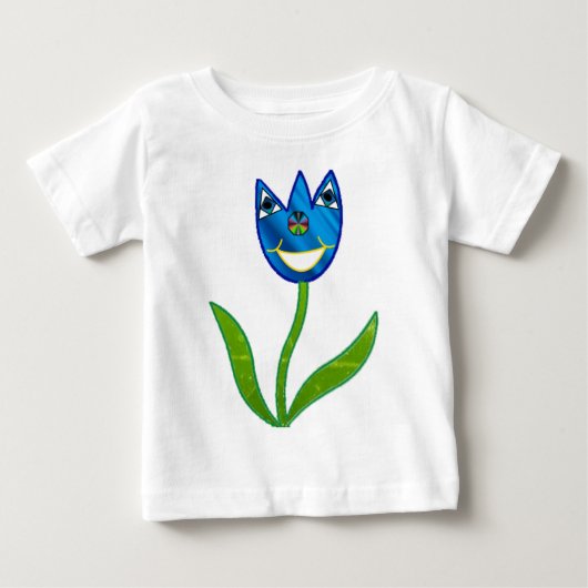 T-shirt Pour Bébé Tulipe (Devant)
