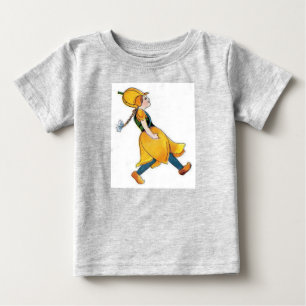 T-shirt Pour Bébé Tulipe Jaune Jolie Fleur Enfant Floral Fille Vinta