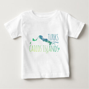 T-shirt Pour Bébé Turcs et la Caïques