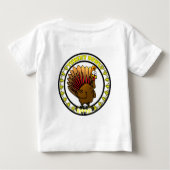 T-shirt Pour Bébé Turquie Bowl Changement à l'année en cours (Dos)