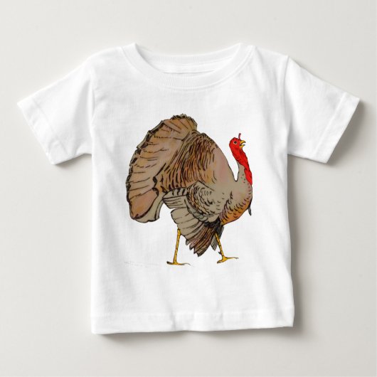 T-shirt Pour Bébé TURQUIE Thanksgiving (Devant)